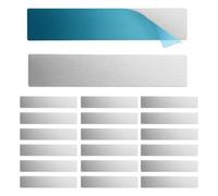 Adhesive Metal Tape - Magnetic Mounting Disk, 20-Piece Steel Strip with Industrial Strength Backing, Magnetic Base Plate, Sticks-On Metal Sheet, Ferrous Mounting Design for Magnet Phone Holder