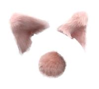 Adhesive Motorcycle Headgear Accessory - Cat Ear Headgear Kitty Ear Plush