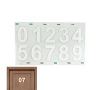 Adhesive Numbers for Mailbox - Waterproof Reflective Address Decals, Outdoor Sign Number Stickers, Visibility Door Markings | Weather Resistant Identification for Homes Buildings Cars Mail