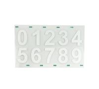 Adhesive Numbers for Mailbox - Waterproof Reflective Address Decals, Outdoor Sign Number Stickers, Visibility Door Markings | Weather Resistant Identification for Homes Buildings Cars Mail