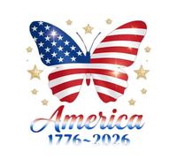 Adhesive Patriotic Truck Stickers - PVC 9.84 Inches Double-Sided Decals For US 250th | Eye-Catching Car Decoration For SUVs, RVs, Sedans - Memorial Day and Parade Vehicle Ornament