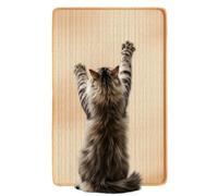 Adhesive Scratch Mat - Cat Furniture Protector, 11.82 Inches Claw Care with Sisal, Pet Supply with Material, Home Guard with Easy Install, Scratching Pad Board for Indoor Use