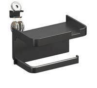 Adhesive Toilet Paper Holder - Tissue Holder for Bathroom, Adhesive Toilet Paper Holder, Wall Mounted Paper Towel Holder, Multifunctional Paper Towel Rack for Bathroom