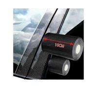 Adhesivo 3D de fibra de carbono nano para coche, tira protectora para umbral de puerta lateral, antiarañazos,