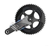 Adhesivo anticolisión para manivela de bicicleta, película TPH para SRAM rojo para Force DA R9100 UT R8000 105 R7000 para TIAGRA Series Road Bike Chainstay Guard 3 piezas (A)