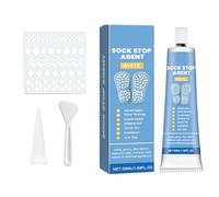 Adhesivo Antideslizante Sock Stop - Tapón Líquido 50ml para Calcetines de Lana | Pegamento antideslizante para tapetes y tapetes de baño | Revestimiento de seguridad para electrodomésticos y tejidos