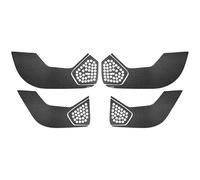 Adhesivo antipatadas for Puerta Compatible con Cadillac XT5 16-22, Fibra de Carbono modificada, Accesorios de película Interior for Coche.(Flash Point Red)