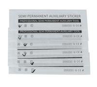 Adhesivo auxiliar semipermanente, herramienta profesional desechable para tatuaje de cejas para dar forma y posicionamiento a las cejas, material de silicona de PVC de, juego de