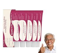 Adhesivo avanzado para dentaduras postizas, pegamento dental, pegamento dental, pegamento termoplástico, para usuarios mayores y cuidado personal diario de adultos. (5 unidades)