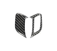 Adhesivo botón coche Compatible Con VW Para Scirocco 2008 2009 2010 2011 2012 2013 2014 2015 2016 2017 Patrón De Fibra De Carbono Puerta Interior Del Coche Botón Cerradura Marco Etiqueta Adhesiva