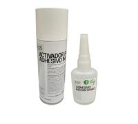 Adhesivo Cianoacrilato + Activador | Bote de 200 mL | Pegamento Instantáneo Cianocrilato de Alto Rendimiento en Materiales Porosos