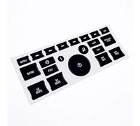 Adhesivo Coche Compatible Con Buick Para Enclave CX CXL 2006 2007 2008 2009 2010 2011 2012 Pegatinas Radio Kit Reparación Botones Calcomanías Accesorios