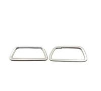 Adhesivo Coche Para CRV 2012-2016 Acero Inoxidable Para El Interior Puerta Con Anillo Embellecedor Sonido Para Altavoces Interiores Embellecedor(Small Air Vent)