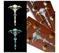 Adhesivo con incrustaciones para cabeza de ukelele, linterna (2 colores)