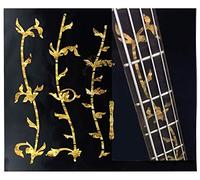 Adhesivo con incrustaciones para trastes para bajo - Árbol de la vida - Ocre