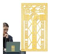 Adhesivo con símbolos espirituales - Adhesivo para teléfono espiritual chino, adhesivo con símbolos de buena suerte espiritual, adhesivo para teléfono móvil Tai Sui, calcomanías extraíbles de metal