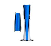 Adhesivo cubierta de consola central,calcomanías protectoras de parte central host para PS5 Pro,calcomanía protectora antiarañazos para PS5 Pro edición digital y disco (azul cepillado)