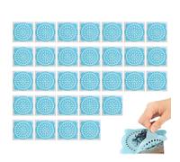 Adhesivo de capturas para drenaje, antiobstrucción, 30 piezas, filtro de suelo , protector de drenaje adhesivo, hoja filtrante fácil de despegar | Ducha el sensor de pelo