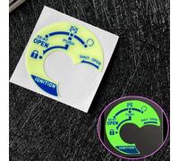 Adhesivo de encendido antiarañazos para protección de llaves de scooter (azul)