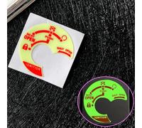 Adhesivo de encendido antiarañazos para protección de llaves de scooter (rojo)