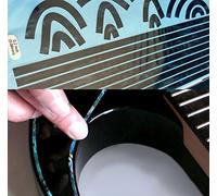 Adhesivo de encuadernación para cuerpo, cuello, cabezal (perla negra) 5 mm