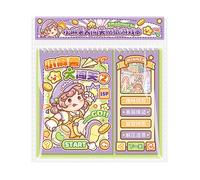 Adhesivo de escena en miniatura impermeable PET para niños, manualidades, cuaderno, libro de recuerdos, portátil, álbumes de recortes, juguete para aliviar el estrés