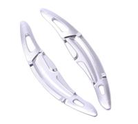 Adhesivo de extensión para levas de cambio en el volante del coche | Compatible con Porsche Macan 2014-2019 Porsche 911 718 991 Caimán 918.(Silver)
