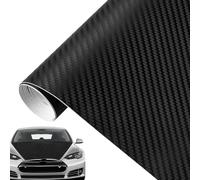 Adhesivo de Fibra de Carbono,Cinta de Fibra de Carbono,Cinta Adhesiva con Detalles de 127x30 cm | Rollo de lámina Adhesiva, Cinta Adhesiva Impermeable para Detalles, Resistente a arañazos para coch