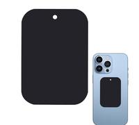 Adhesivo de metal a base de magnético, placa de acero de 0,5 mm | Puerta del teléfono móvil para salpicadero, ranura de ventilación, GPS, soporte para mangas, placa de imán para tableta