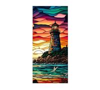 Adhesivo De para Ventanas | Película De Pintura Colorida: Estática, Teñida, Removible, Viento, Película para Ventana, Baño, Hecha A Mano, Wiow Se Aferra Al Sol