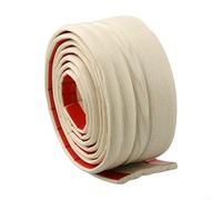 Adhesivo de pared de espuma para zócalo de 3 metros de largo con forro de cintura impermeable y acolchado para protección de pared (roble blanco)