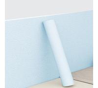 Adhesivo de pared grueso con aislamiento térmico - Rollo de papel tapiz autoadhesivo para despegar y pegar, paneles de espuma que reducen el ruido con textura de lino, revestimiento de pared