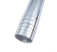 Adhesivo de pared para espejo, película de espejo para decoración de baño, 50 x 150 cm