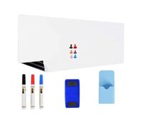 Adhesivo de pared para pizarra blanca, tablero de escritura magnético, panel adhesivo de PET de 18 x 39 pulgadas para lluvia de ideas, lecciones, notas familiares y mapeo de flujo de trabajo, adhesivo