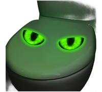 Adhesivo de pared que brilla en la oscuridad para baño e inodoro, adhesivo de PVC impermeable con adherencia fiable para superficies lisas y limpieza frecuente (D)