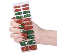 Adhesivo de uñas de gel flexible con tecnología de curado instantáneo, diseños de manicura para fiestas de vacaciones, sin lámpara, pegatinas de gel flexible