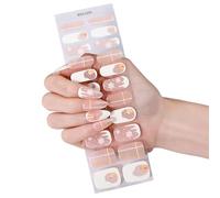 Adhesivo de uñas de gel flexible con tecnología de curado instantáneo, diseños de manicura para fiestas de vacaciones, sin lámpara, pegatinas de gel flexible