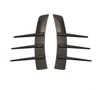 Adhesivo decorativo ABS para guardabarros lateral, patrón de carbono negro, ajuste (patrón de carbono)