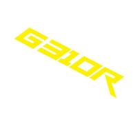 Adhesivo Decorativo Almohadilla De Tanque Carenado para Ruedas Motocicleta, Pegatinas Reflectantes Decorativas para BMW G 310 R G310R(Gold)