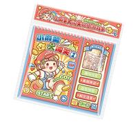 Adhesivo decorativo con escena en miniatura para álbumes de recortes, para diario, libro de recuerdos, cubierta de teléfono, decoración de laptop, libro de calcomanías de PET