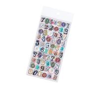 Adhesivo decorativo con letras y números para álbumes de recortes, cuaderno, planificador, cubierta de teléfono, decoración de proyectos escolares