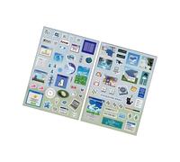 Adhesivo decorativo con temática de comida japonesa para álbumes de recortes para botella de agua, cuadernos, diarios, decoración de alimentos japoneses