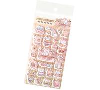 Adhesivo decorativo de dibujos animados, adhesivo de de fieltro para diario, planificador, álbum de recortes, decoración del teléfono, envoltura de regalos, pegatinas artesanales
