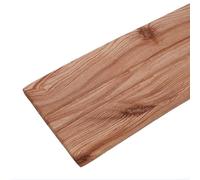Adhesivo decorativo de espuma para pared de 3 metros de línea de cintura con material impermeable que proporciona protección acolchada para paredes en zonas de alta humedad (grano de madera clara)