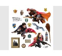 Adhesivo decorativo de pared para habitación infantil de Harry Potter, de AG Design | 30 x 30 cm | ADKS 3830