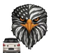 Adhesivo decorativo Eagle, impermeable para coche, adhesivo, diseño de animales gráficos, Bold Eye Emblem Sticker, for Doors Laptops Walls Toolboxes Lockers Trucks Refrigerator Decor Use