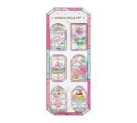 Adhesivo decorativo estético para vidrieras, adhesivo de PVC para álbumes de recortes, teléfono, portátil, decoración de habitación de niños, transferencias de ventana de resto de negación