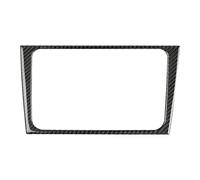 Adhesivo Decorativo Fibra Carbono El Marco Panel Navegación Multimedia Central del Coche para VW para Golf 6 2008 2009 2010 2011 2012 GFVFGNLNNA(Black)