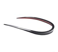Adhesivo decorativo para alerón de techo trasero, suave para maletero de coche, para coches, camiones, SUV, 1,2 m, color negro brillante