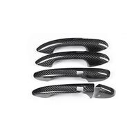 Adhesivo decorativo para Benz C E S GLC GLE W205 W213 X253 C253 C292 para Coupe W222 Cubierta de manija de puerta exterior de fibra de carbono real cubierta de manija de puerta de coche (Color: Estilo